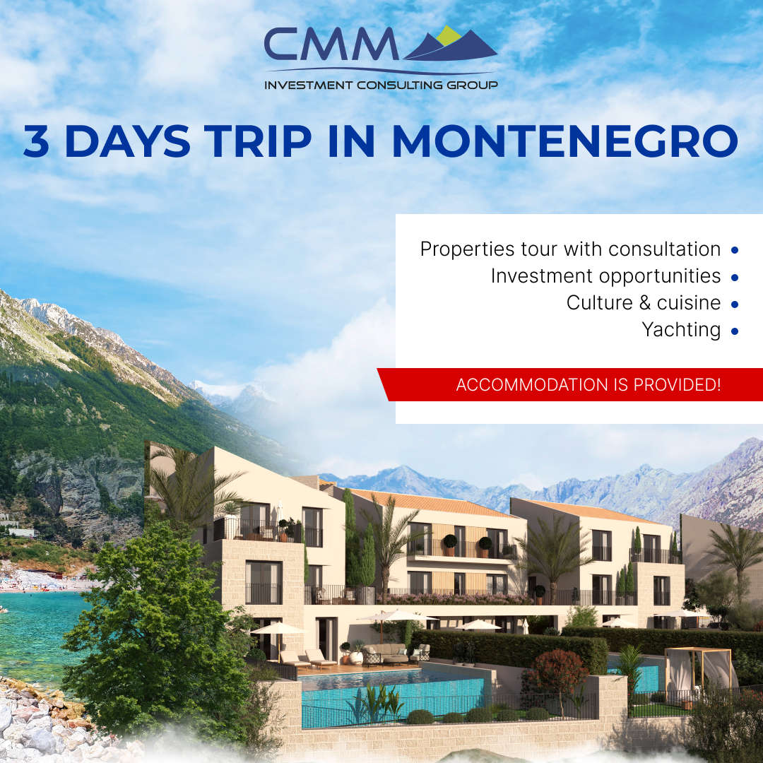 3 days property trip along Montenegro coast
