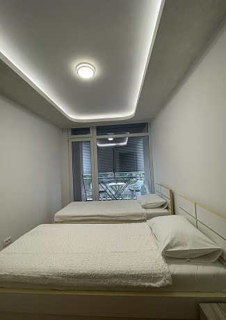 Квартира 67м2 с двумя спальными комнатами в Будве